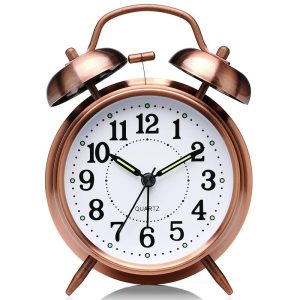 Loud Analog Alarm Clock for Heavy Sleepers