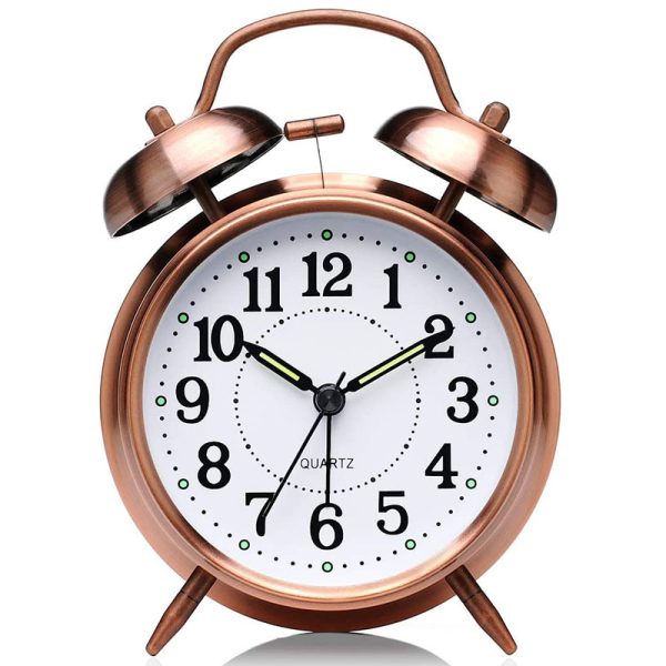Loud Analog Alarm Clock for Heavy Sleepers